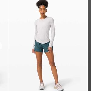 Lululemon Hotty Hot Short II *Long 4" in Desert Teal